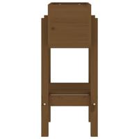 Plantenbak 62x30x69 cm massief grenenhout honingbruin - thumbnail