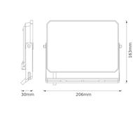 BELLALUX 4099854493447 LED-schijnwerper 50 W Lichtkleur (naam): Koudwit - thumbnail