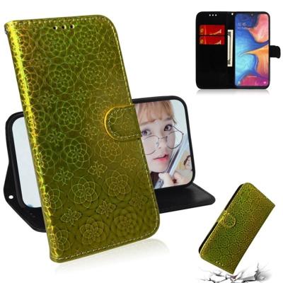 Voor Galaxy A10e/A20e effen kleur kleurrijke magnetische Buckle horizontale Flip PU lederen draagtas met houder & card slots & portemonnee & Lanyard ( Voor Galaxy A10e/A20e effen kleur kleurrijke magnetische Buckle horizontale Flip PU lederen draagtas met houder & card slots & portemonnee & Lanyard (