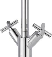 Ben Accross Wastafelkraan draaibaar chroom - thumbnail