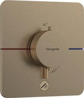 Hansgrohe ShowerSelect Comfort Q thermsotaat inbouw voor 1 functie en extra uitgang, Brushed Bronze - thumbnail
