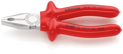 Knipex 03 07 180 VDE Combinatietang 180 mm DIN ISO 5746, DIN EN 60900
