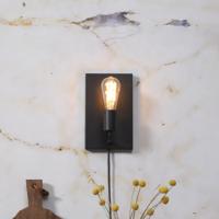 its about RoMi Wandlamp 'Madrid' 25cm, kleur Zwart - thumbnail