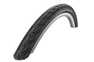 Schwalbe Buitenband delta cruiser plus punctureguard 26 x 1 3/8" / 37-590 mm - zwart met reflectie