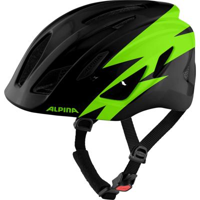 Olympic Sportswear Alpina sports kinderhelm pico 50-55 glans zwart/groen