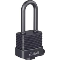 Basi 6151-3000 Hangslot 39 mm Verschillend sluitend Zwart Sleutelslot - thumbnail