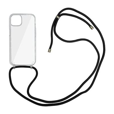 Høyde - iPhone 13 - Telefoonhoes met koord - Transparant Høyde - iPhone 13 - Telefoonhoes met koord - Transparant