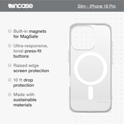 Incase Slim hoesje iPhone 16 Pro - Deep Space Blue Incase Slim hoesje iPhone 16 Pro - Deep Space Blue