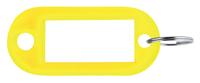 Sleutellabel Pavo kunststof geel 100 stuks - thumbnail