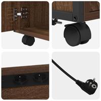 Kantoor kast bruin eikenkleur 60 x 46 x 67 cm Bewerkt hout - thumbnail