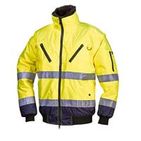 Leipold Doehle 40894-XXXL 5-IN-1 veiligheidspilotenjack Maat: XXXL EN ISO 20471:2013 klasse 3 (als bodywarmer klasse 1), EN 343:2003+A1:2007, klasse 3/1 - thumbnail