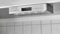 soundmaster UR2045 Under Cabinet Bluetooth/FM/DAB/DAB+ keukenradio met ledverlichting, dubbel alarm en kooktimer, zilver - thumbnail