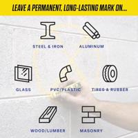 Markal Paintstik Original B Verfmarker Wit 17 mm - thumbnail