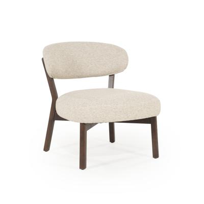 Eleonora Mikky fauteuil bruin Moon Taupe