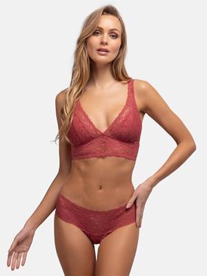 Dames slip 3-pack Kant - Lana - Kanten dames onderbroeken - microfiber ondergoed - S - Onderbroek - Ondergoed - S - Onderbroek - Ondergoed - S -