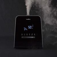 SmartLife Luchtbevochtiger | 30 W | Met Koele en Warme mist | 5.5 l | Hygrometer | Timer | Afstandsbediening | Nachtstand | Zwart - thumbnail
