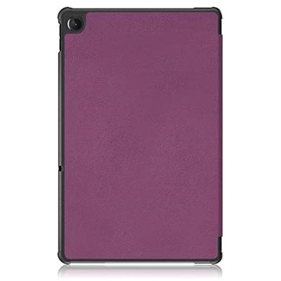 Lunso - Lenovo Tab M10 Plus Gen 3 (3e generatie) - Tri-Fold Bookcase hoes - Paars