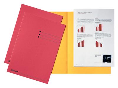 Esselte dossiermap rood, karton van 180 g/m², pak van 100 stuks