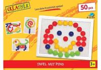 Creathek bord met 50 pinnen 20 mm - thumbnail