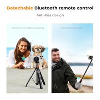 K&F Concept MS19 Selfie Stick Statief Magnetisch 162cm - thumbnail