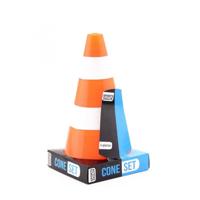 Sports Active oranje witte pylonnen, 4st. - thumbnail