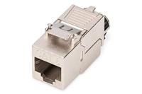 DIGITUS Keystone Module Cat-8.1 Afgeschermd - RJ45-2000 MHz - 25/40GBase-T - Categorie 8 Klasse I - Montage zonder gereedschap - thumbnail