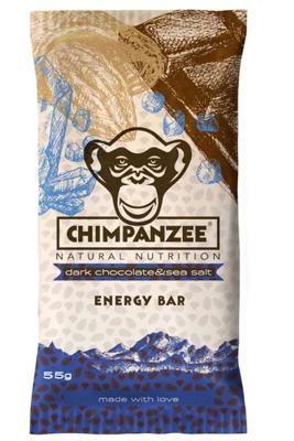 Chimpanzee Dark Chocolate & Sea Salt Voedingsreep Blauw Chimpanzee Dark Chocolate & Sea Salt Voedingsreep Blauw