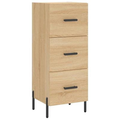 Dressoir 34,5x34x90 cm bewerkt hout sonoma eiken