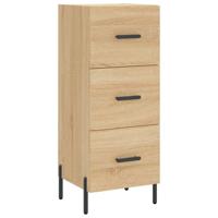 Dressoir 34,5x34x90 cm bewerkt hout sonoma eiken - thumbnail