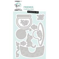 Creative Craftlab • friendz cutting die accessories cats - thumbnail