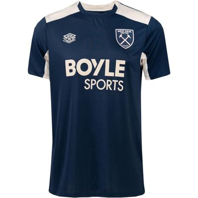 Umbro West Ham United Trainingsshirt 2025-2026 Blauw