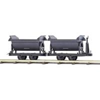 Busch Feldbahn 12216 H0f twee kieplorries O&K - thumbnail