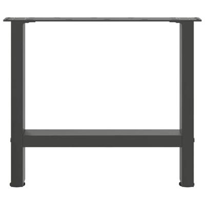 Salontafelpoten 2 st 60x(42-43) cm staal antraciet