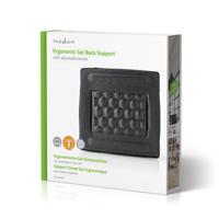 Nedis Ergonomische Rugsteun | Gel | Zwart | 1 stuks - ERGOGBS100BK ERGOGBS100BK - thumbnail