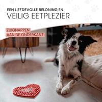 Eat Slow Live Longer Lick Mat Lovely Red - thumbnail