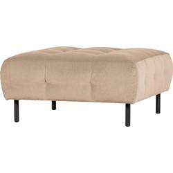 WOOOD Hocker 'Lloyd' Velvet, kleur Sea Salt