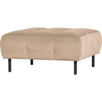 WOOOD Hocker 'Lloyd' Velvet, kleur Sea Salt - thumbnail