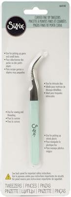 Sizzix • accessory curved fine-tip tweezers
