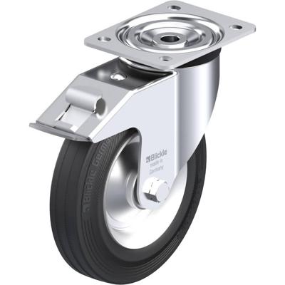 Blickle L-V 202R-FI Zwenkwiel met rem Wieldiameter: 200 mm Draagvermogen (max.): 205 kg 1 stuk(s)