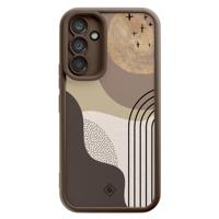 Samsung Galaxy A34 bruine case - Abstract almond shapes - thumbnail