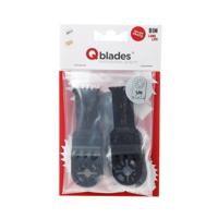 Qblades UN15 zaagblad hout en metaal invalzaagblad 10+1 stuks - thumbnail