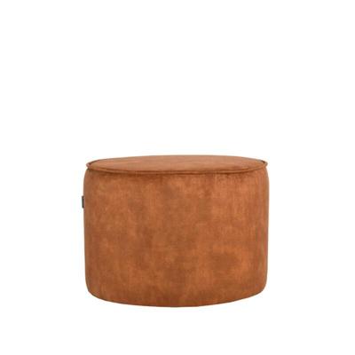 LABEL51 Poef 'Tibo' Velvet, kleur Oker