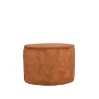LABEL51 Poef 'Tibo' Velvet, kleur Oker - thumbnail