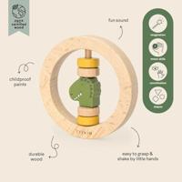 Trixie houten rammelaar - mr. dino - thumbnail