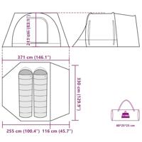 VidaXL Autotent 2-persoons waterdicht groen - thumbnail