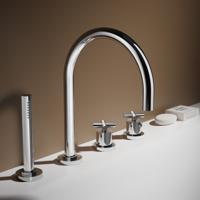 Hotbath Chap Badrandcombinatie Met Uitloop En 2-Weg Stopomstel 063 - Chroom - thumbnail