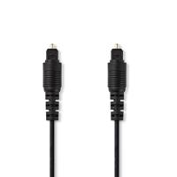 Optische Audiokabel | TosLink Male | TosLink Male | 2.00 m | Rond | PVC | Zwart - thumbnail