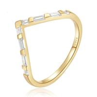 Elenza .925 Zilveren Ring met Enkelvoudige Zirkonia-17mm - thumbnail
