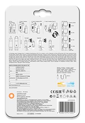 LEDVANCE NIGHTLUX LANTERN POWERBANK 4058075570207 LED-nachtlamp LED Warmwit tot neutraalwit Grijs LEDVANCE NIGHTLUX LANTERN POWERBANK 4058075570207 LED-nachtlamp LED Warmwit tot neutraalwit Grijs