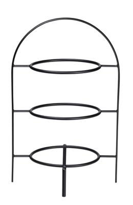 ASA Selection Etagere / Serveertoren A Table - Zwart - ø 21 cm - 3-Laags ASA Selection Etagere / Serveertoren A Table - Zwart - ø 21 cm - 3-Laags